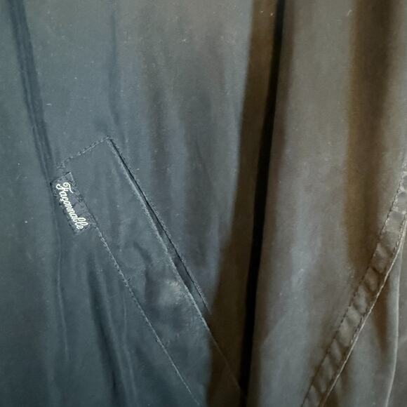 Faconnable Albert Goldberg Bomber Jacket Mens Large Blue Vintage Wool Ribbing - Picture 10 of 10